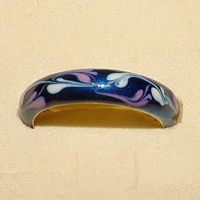 Zilveren teenring blauw Zilveren teenring blauw