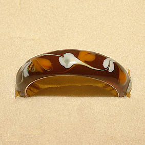 Zilveren teenring bruin Zilveren teenring bruin