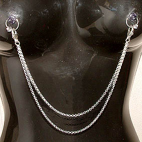 Stevige tepelketting enkel (5 mm) tbv piercing Stevige tepelketting enkel (5 mm) tbv piercing