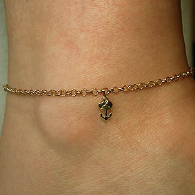 Goud enkelbandje hoop, geloof & liefde Goud enkelbandje hoop, geloof & liefde