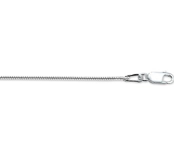 Echt zilver slangencollier 45 cm Echt zilver slangencollier 45 cm