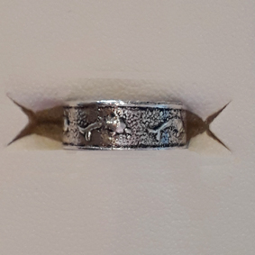Zilveren teenring dolfijntjes Zilveren teenring dolfijntjes