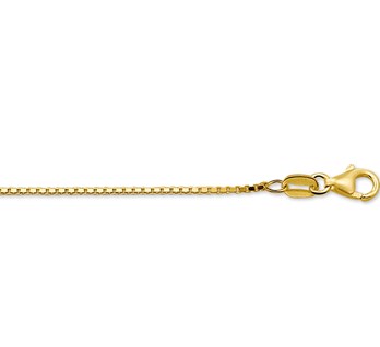 Echt gouden collier venetiaans 45 cm