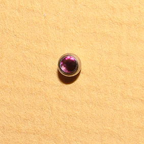 Lippiercing (labret internal) 8 mm Lippiercing (labret internal) 8 mm