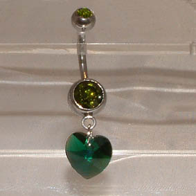Navelpiercing hartje Navelpiercing hartje